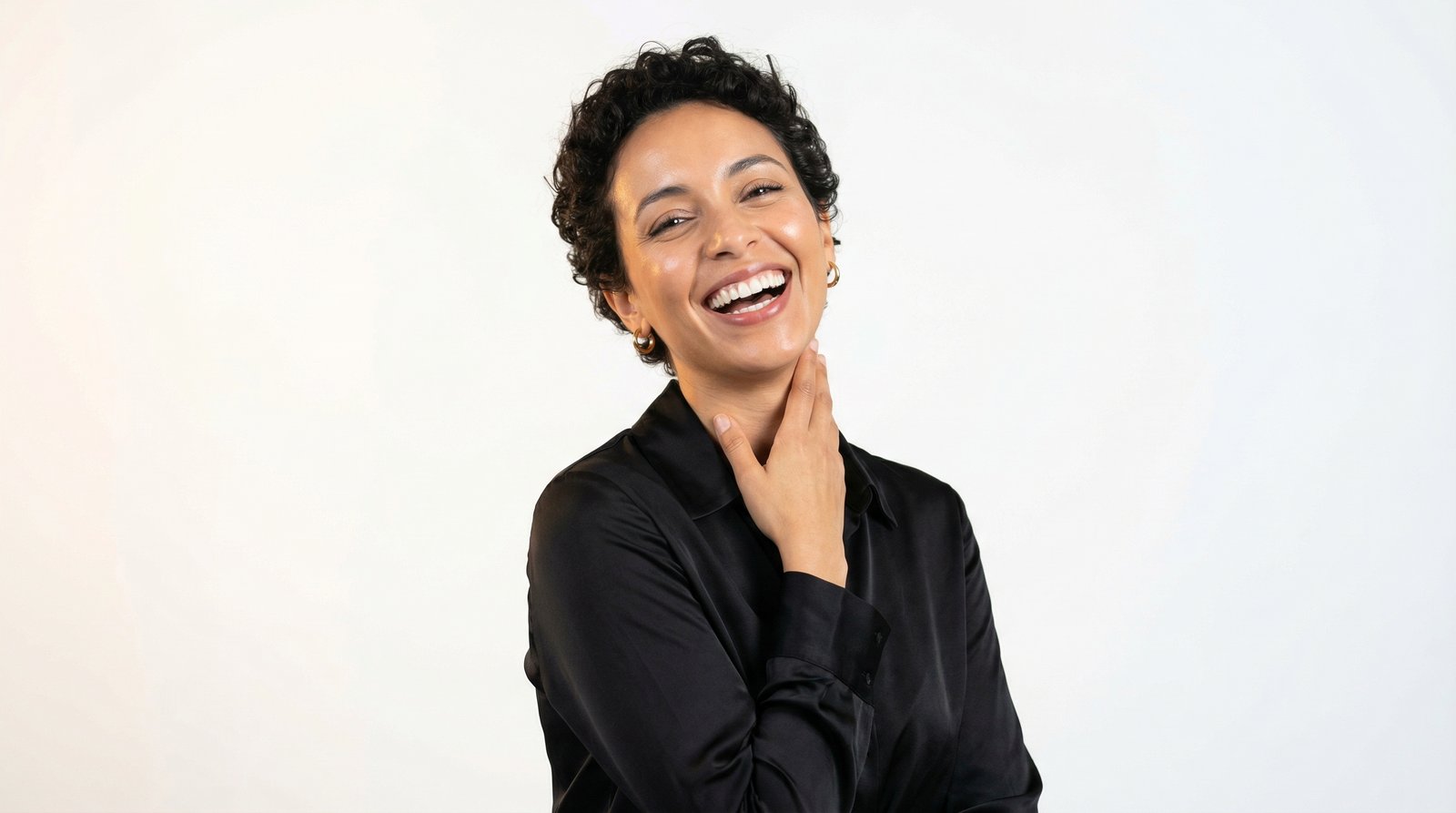 Patiente souriante au Centre Dentaire Panoramique, Casablanca